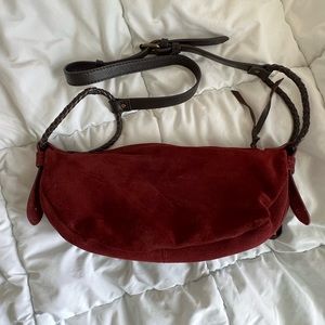 Free People suede crossbody